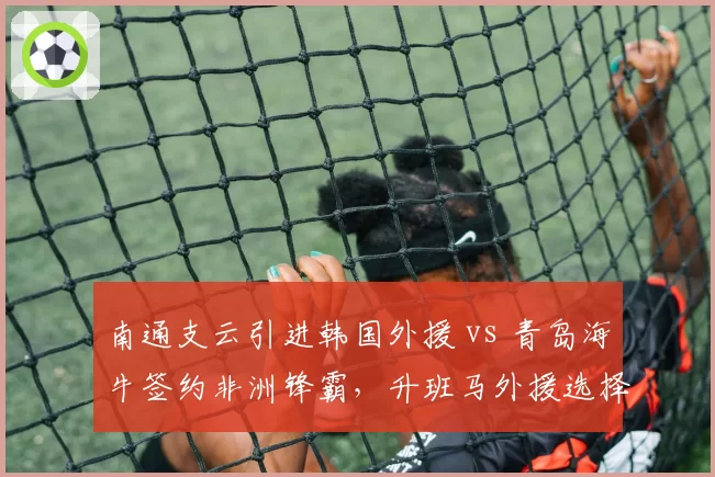 南通支云引进韩国外援 vs 青岛海牛签约非洲锋霸,升班马外援选择东西有别